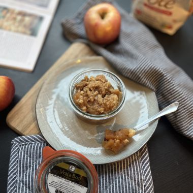 Crumble aux Pommes caramélisées- 90g