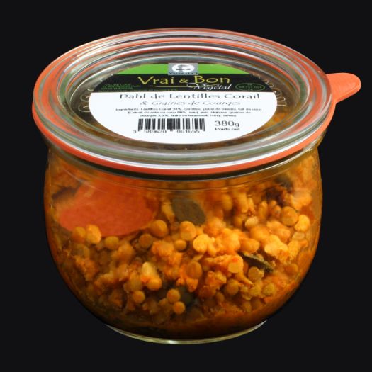 Dahl de Lentilles Corail & Graines de Courges - 380g